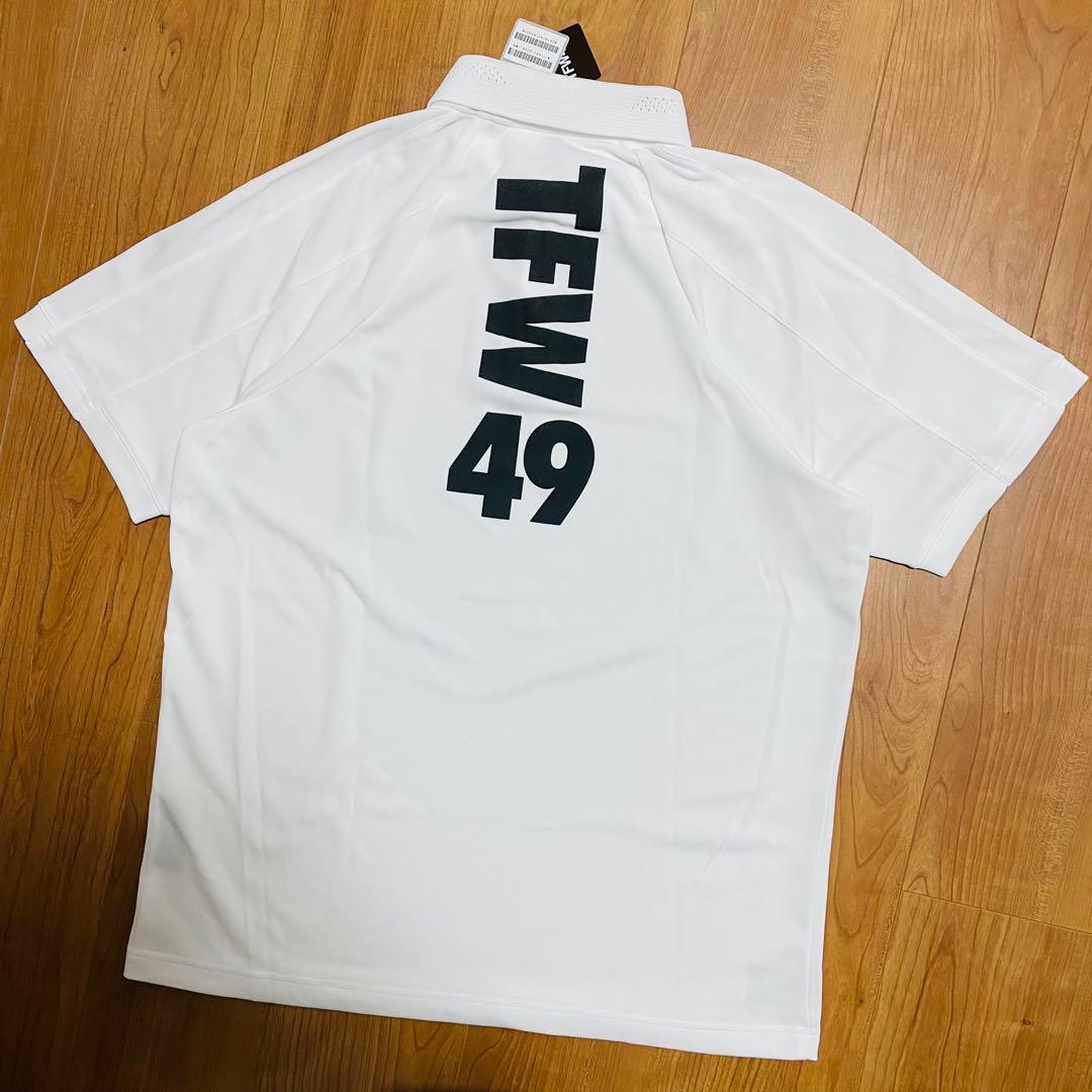 TFW49 ポロシャツ　ホワイト　6 XL ゴルフ　junhashimoto