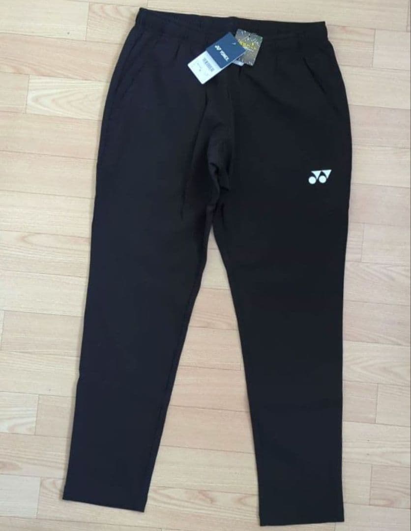期間限定価格　新品　YONEX　ユニ　M　ウォームアップパンツ　黒　ストレッチ