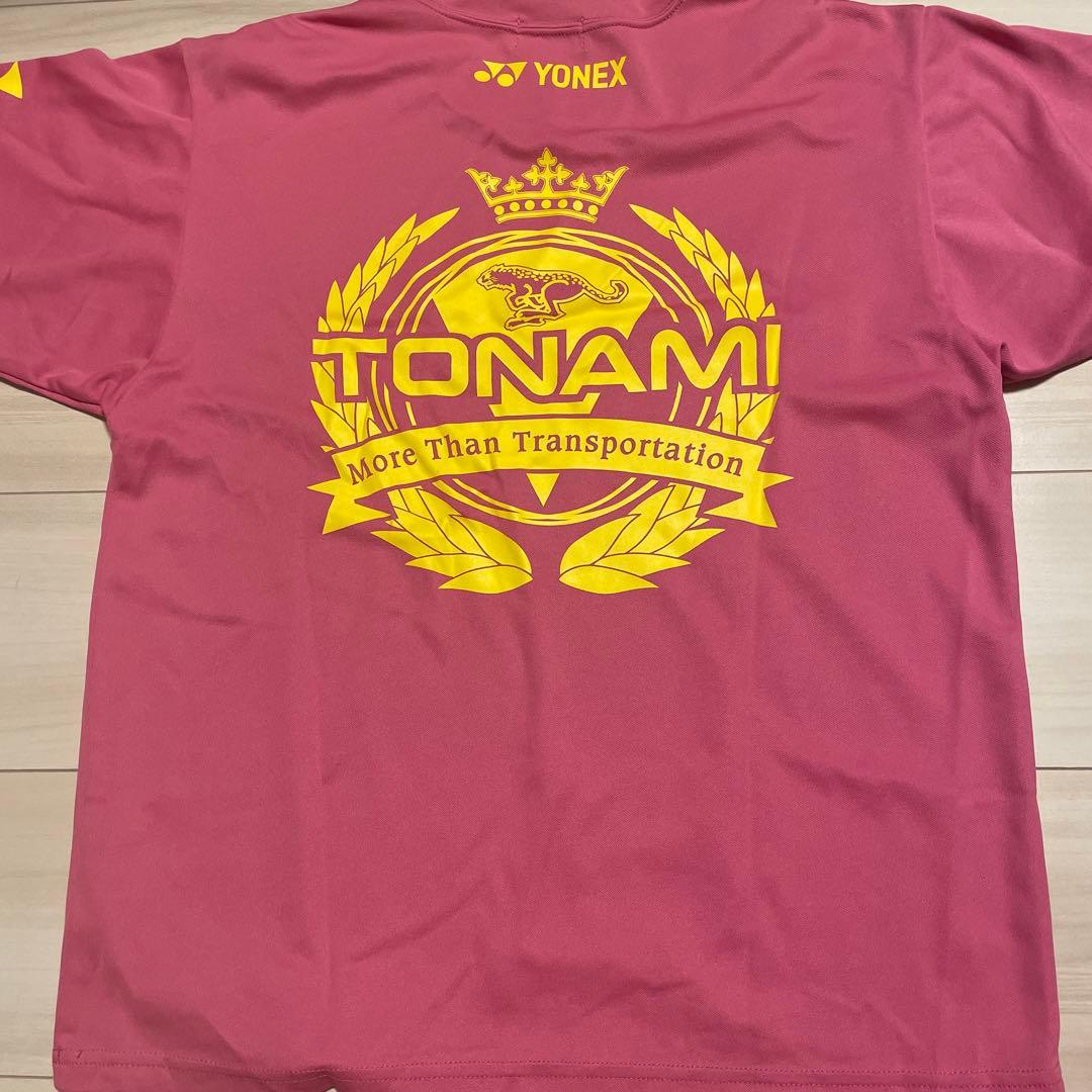 YONEX TONAMI ピンクシャツ