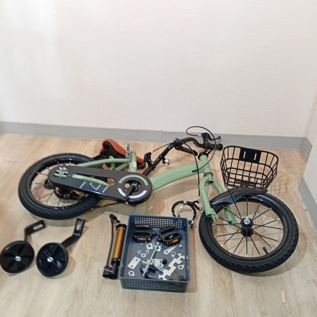 032805 140 子供用自転車 14インチ 　補助輪付き