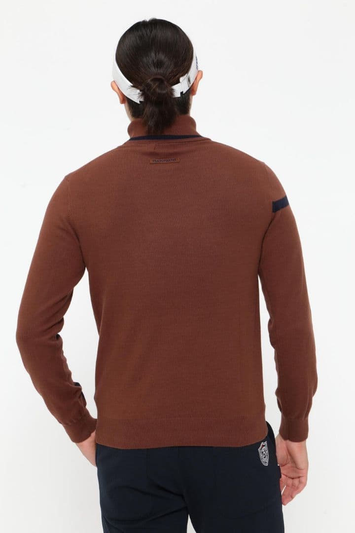 新品■パーリーゲイツ /ソフトタッチハイネックニットプルオーバー/(6),XL