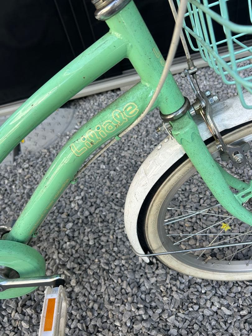 子ども用　自転車　20インチ　Littlestar ミントグリーン