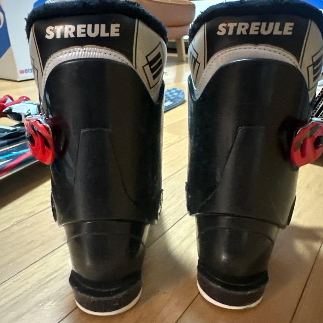 スキーセット スキー板110cm ブーツ　19cm ストック80cm