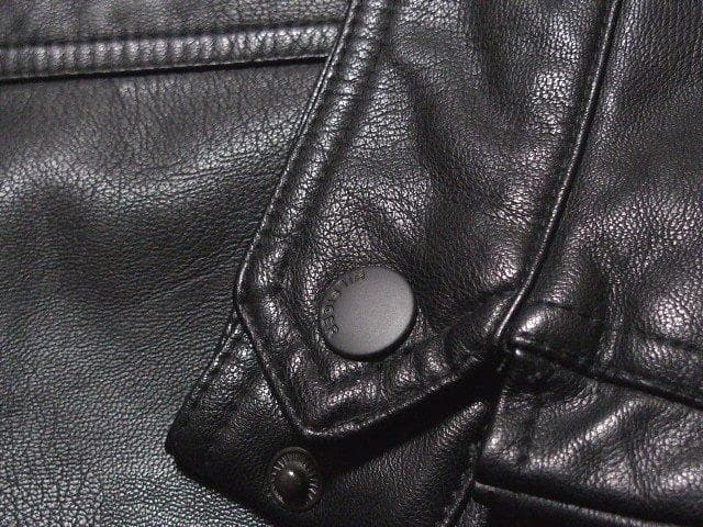 【大きい】2XL3XL日本サイズ位トミーヒルフィガー限定レザー調ダウンジャケット