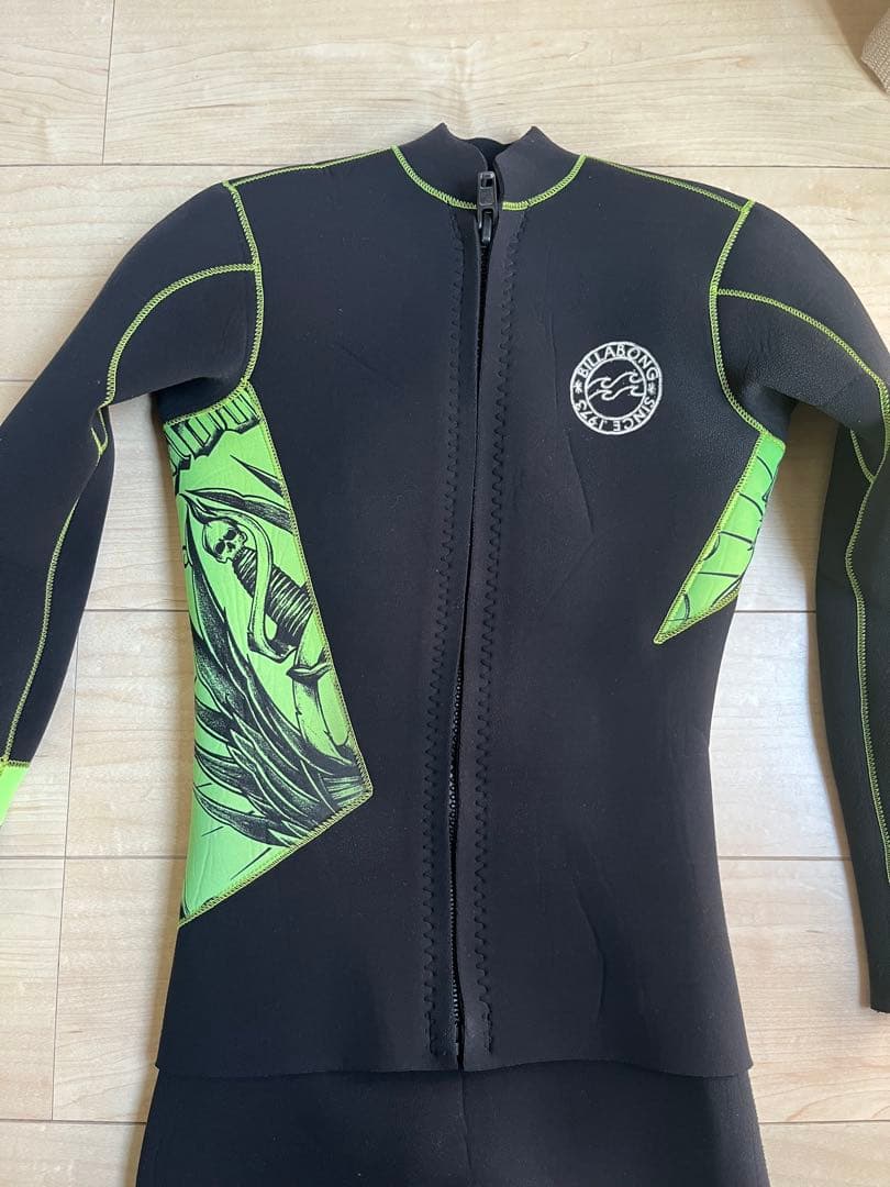billabong 日本製　ロングジョン　タッパー　上下　セット