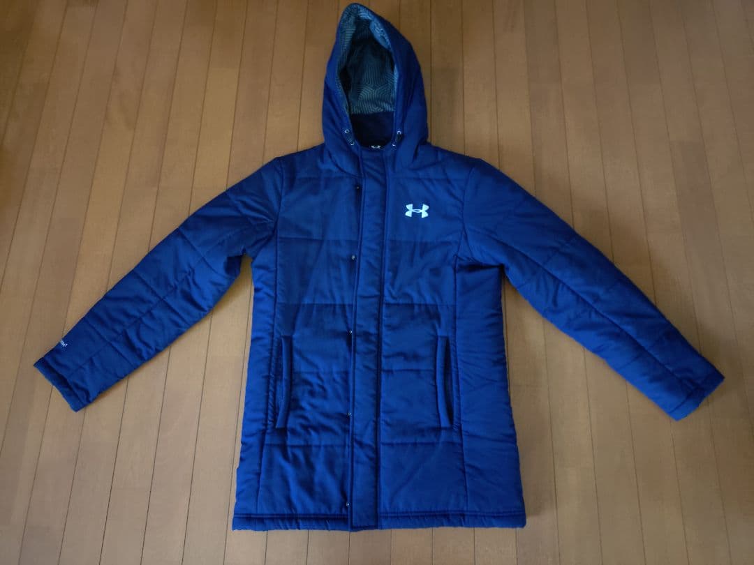 UNDER ARMOUR アンダーアーマー　ベンチコート　ネイビー　　Sサイズ