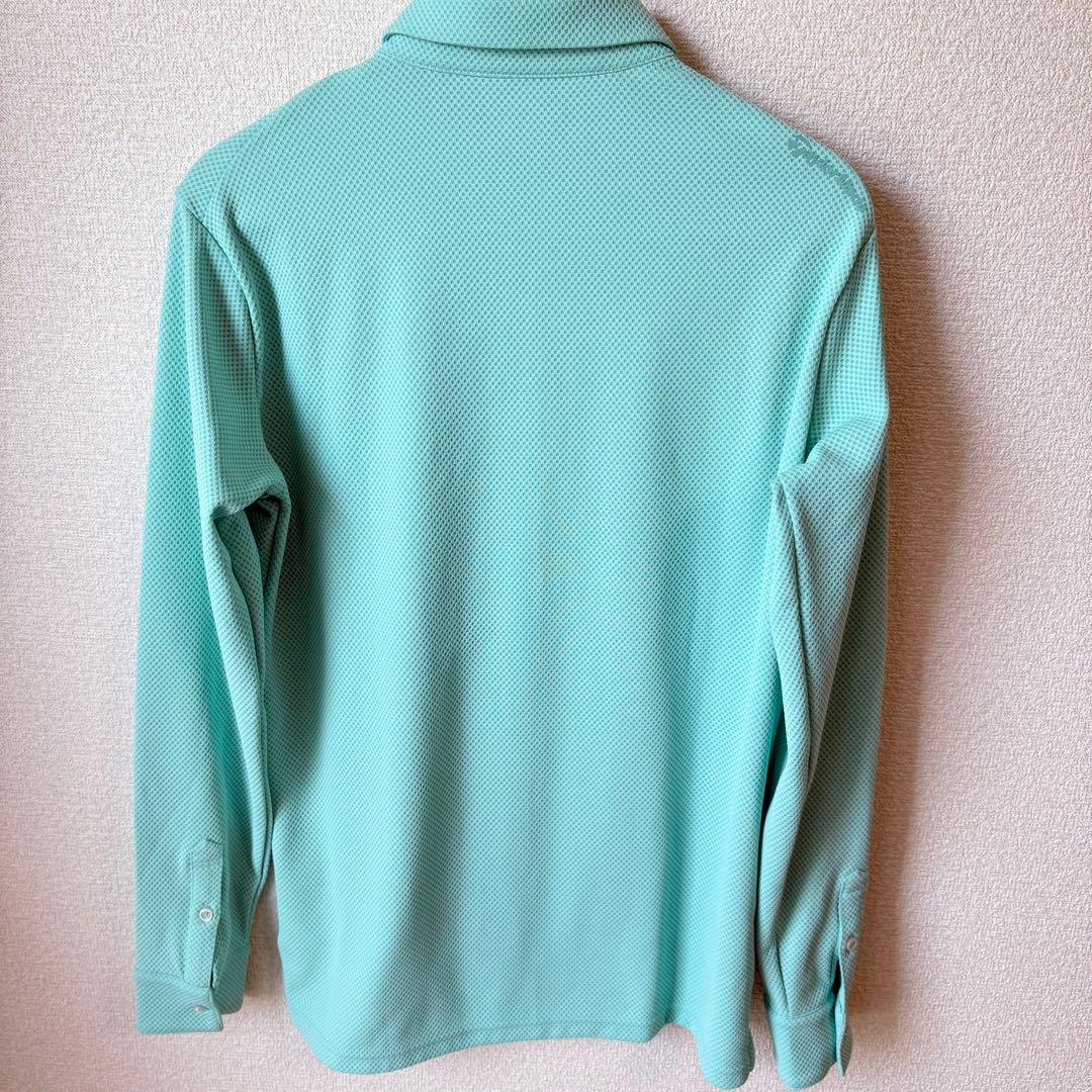 【極美品】TaylorMade　ストレッチポロシャツ　ライトブルーL