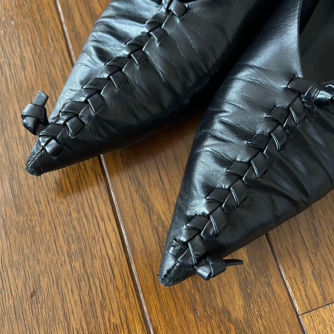 JIL SANDER ジルサンダーポインテッドフラットバレエシューズ 35.5