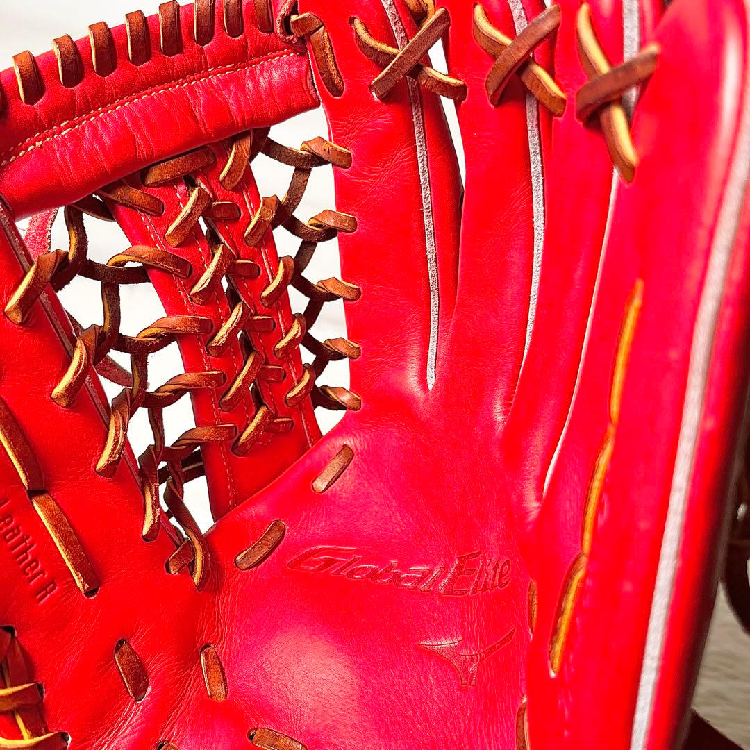【美品】ミズノ PT0120 軟式グローブ 外野手用 グローバルエリート 右投げ