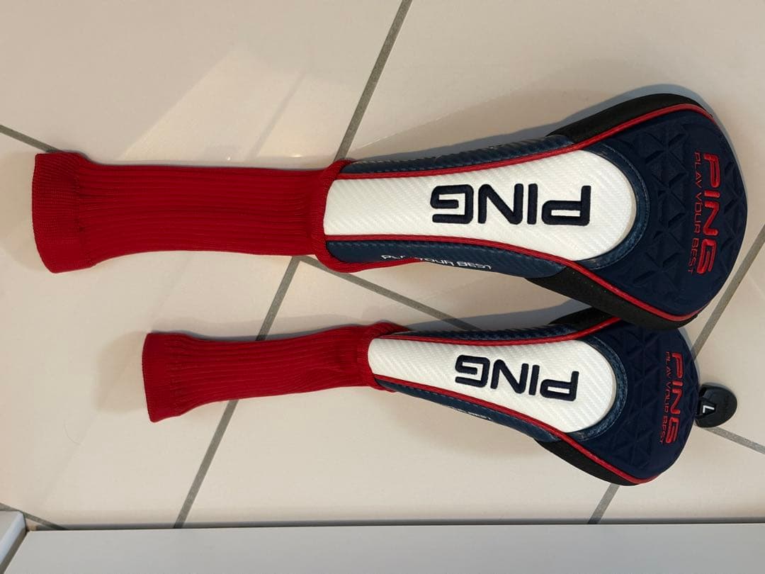 PING キャディバッグ　ヘッドカバー2点付き