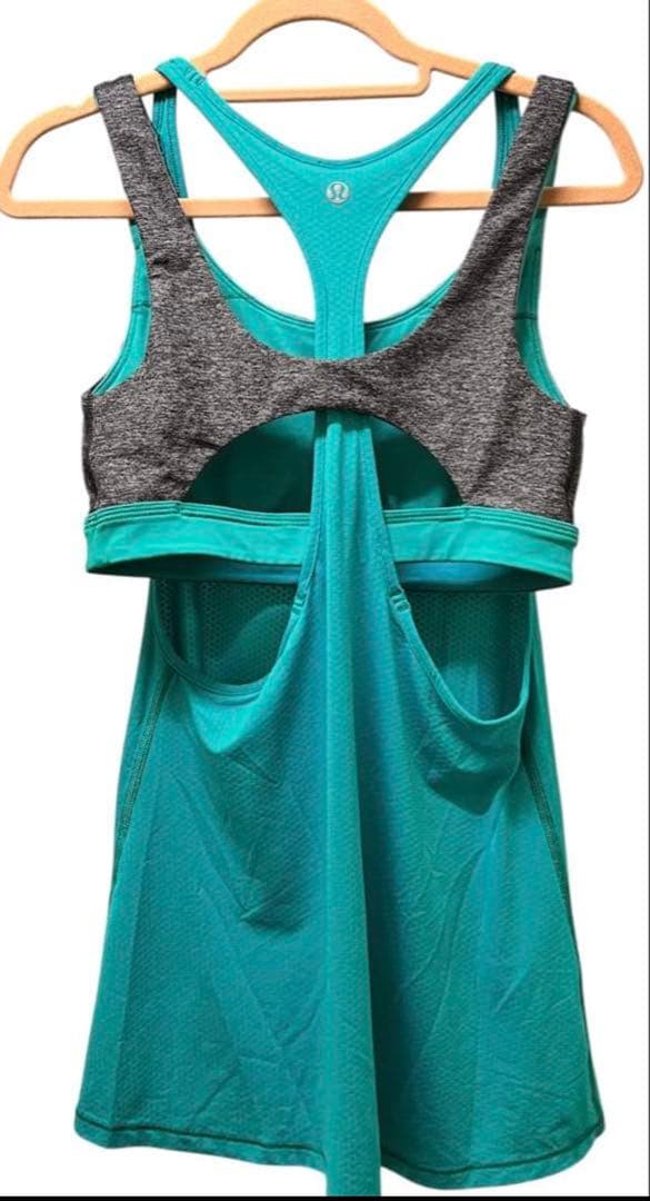 lululemon ヨガウェア セットアップ サイズ4 グリーン系