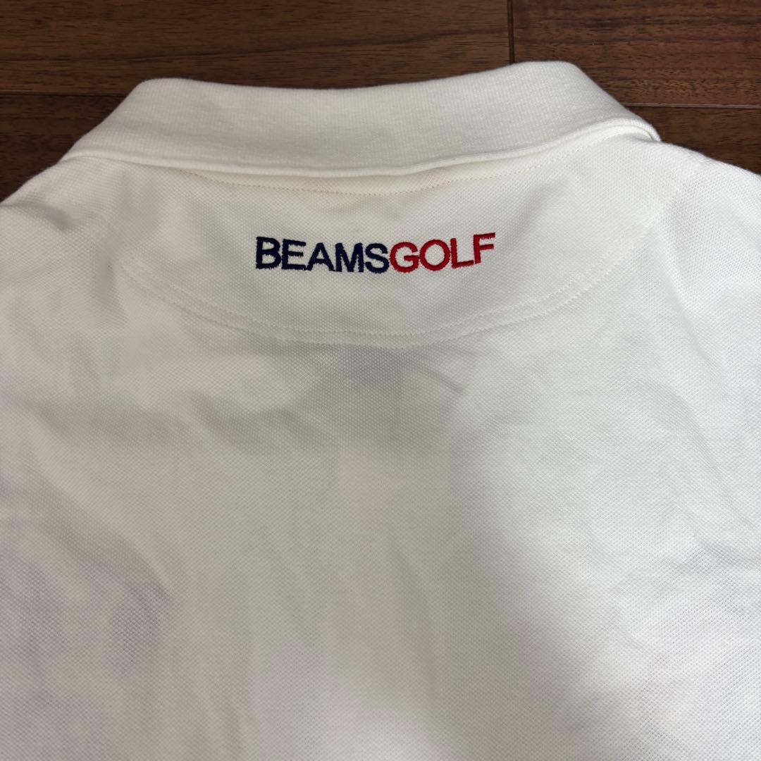 BEAMS GOLF ORANGE LABEL ロゴ刺繍　ポロシャツ