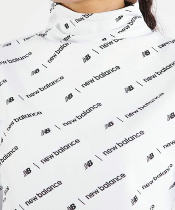 New balance Golf レディース バイアスロゴ 長袖 ボトルネック