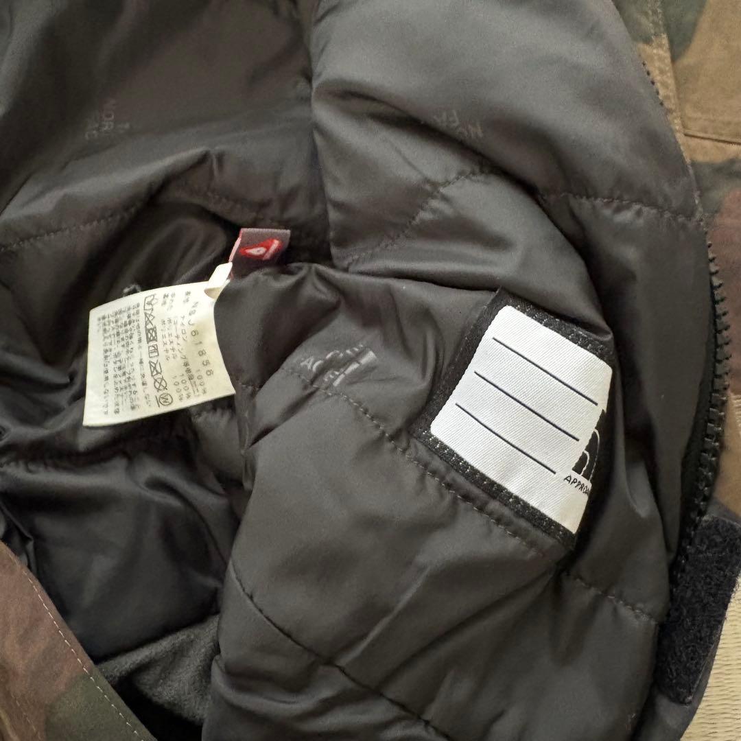THE NORTH FACE 迷彩 ジャンプスーツ スノーウェア
