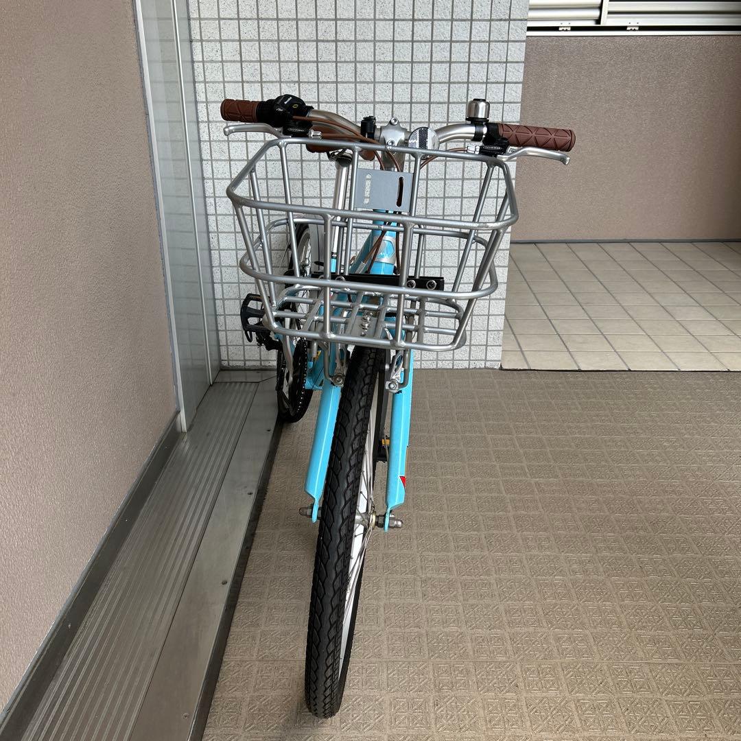 お洒落自転車『LOUIS GARNEAU（ルイガノ）』J22plus 水色
