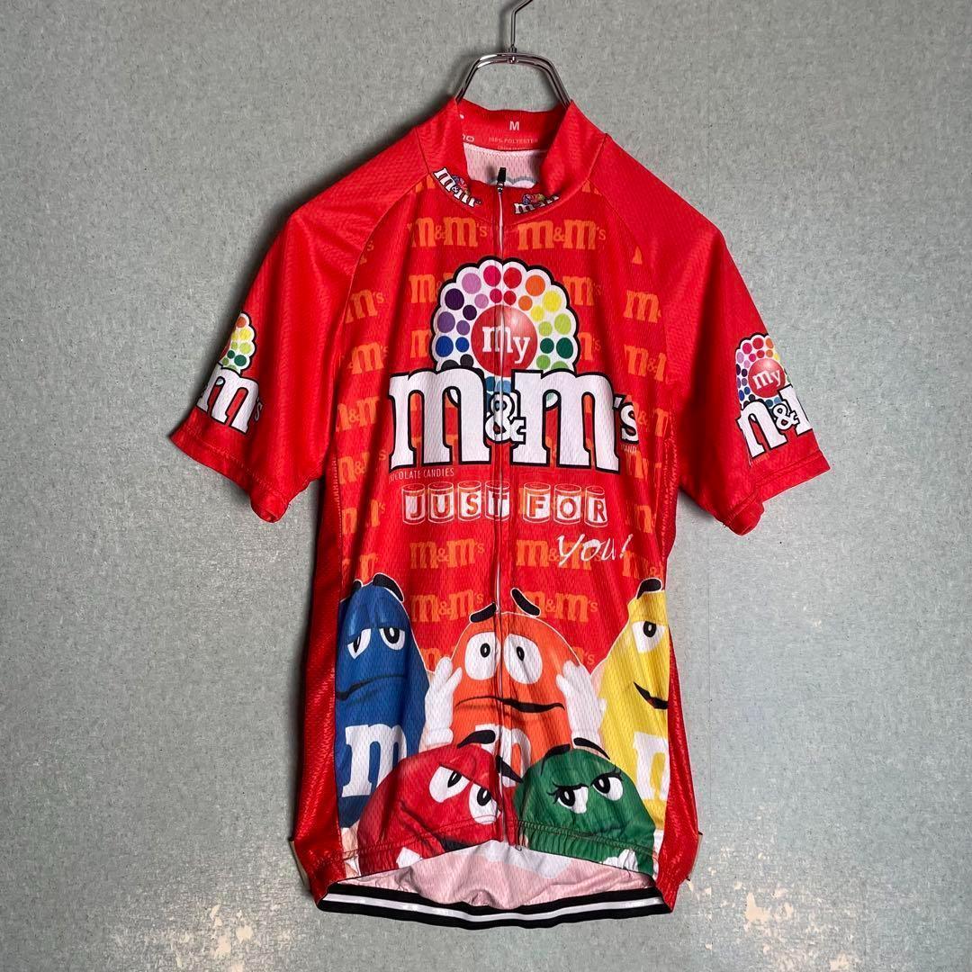 M　サイクルウェア　m&m’s　エムアンドエムズ　キャラクター　カラフル