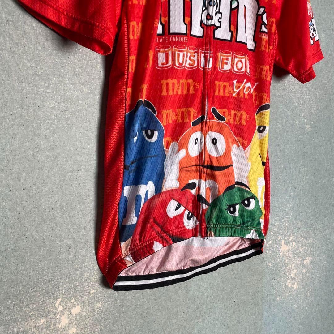 M　サイクルウェア　m&m’s　エムアンドエムズ　キャラクター　カラフル