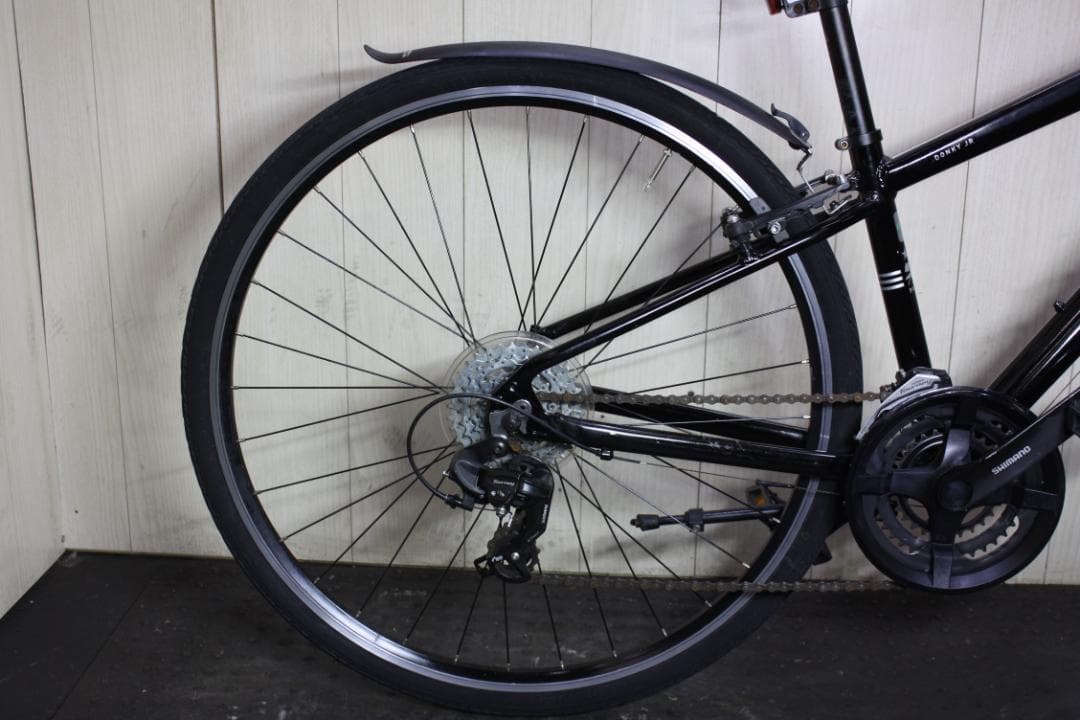 MARIN DONKY JR 700C アルミ 21速 360mm 本格クロス黒