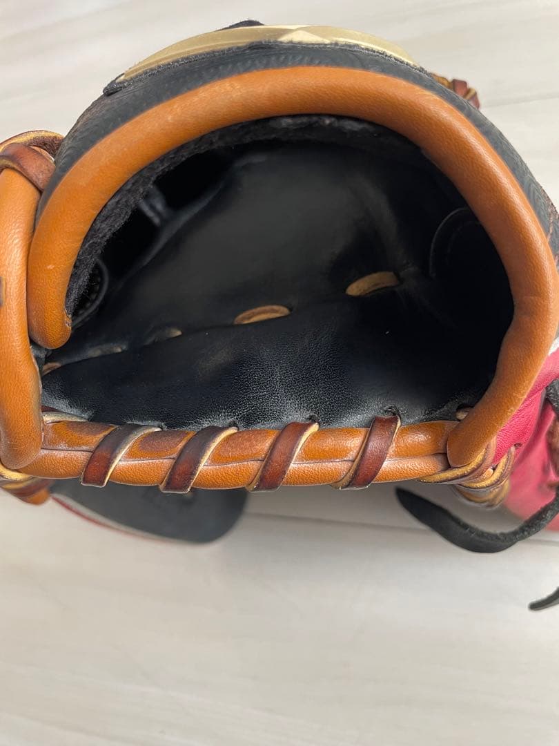 ミズノソフトボールグローブ ダイビングキャッチ ペイズリー 右投げ 即戦力 美品