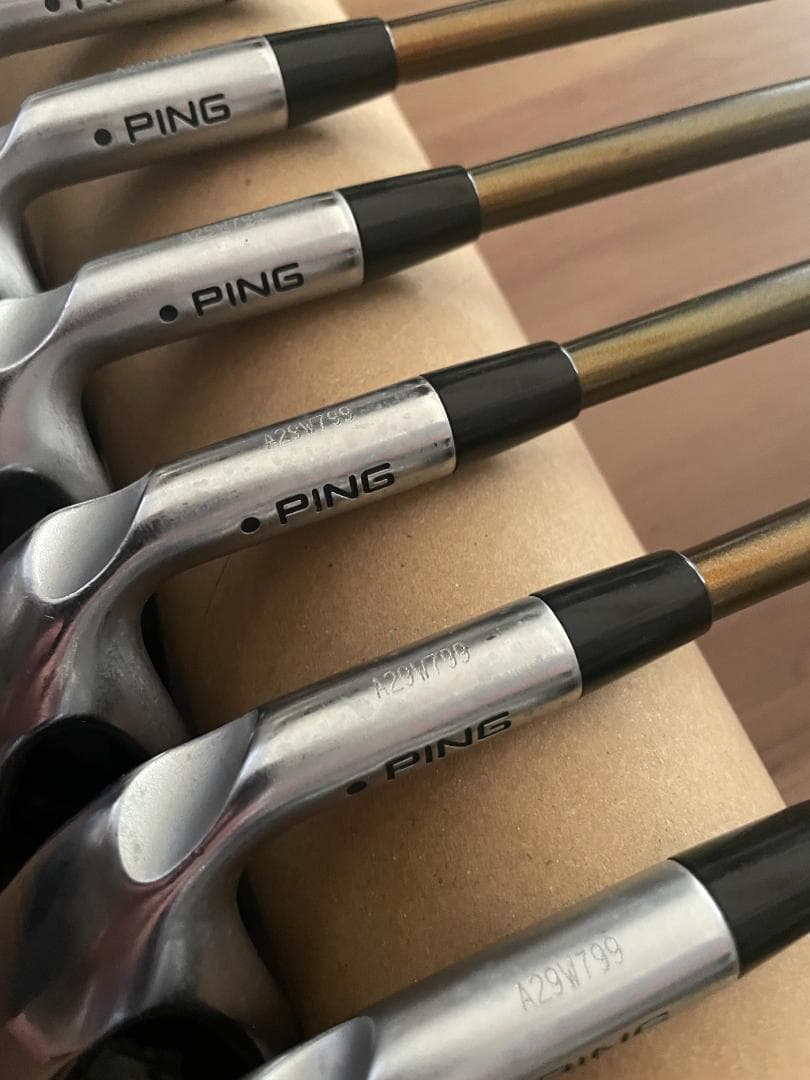 PING ピン G400 黒ドット アイアンセット 5-W フレックス R