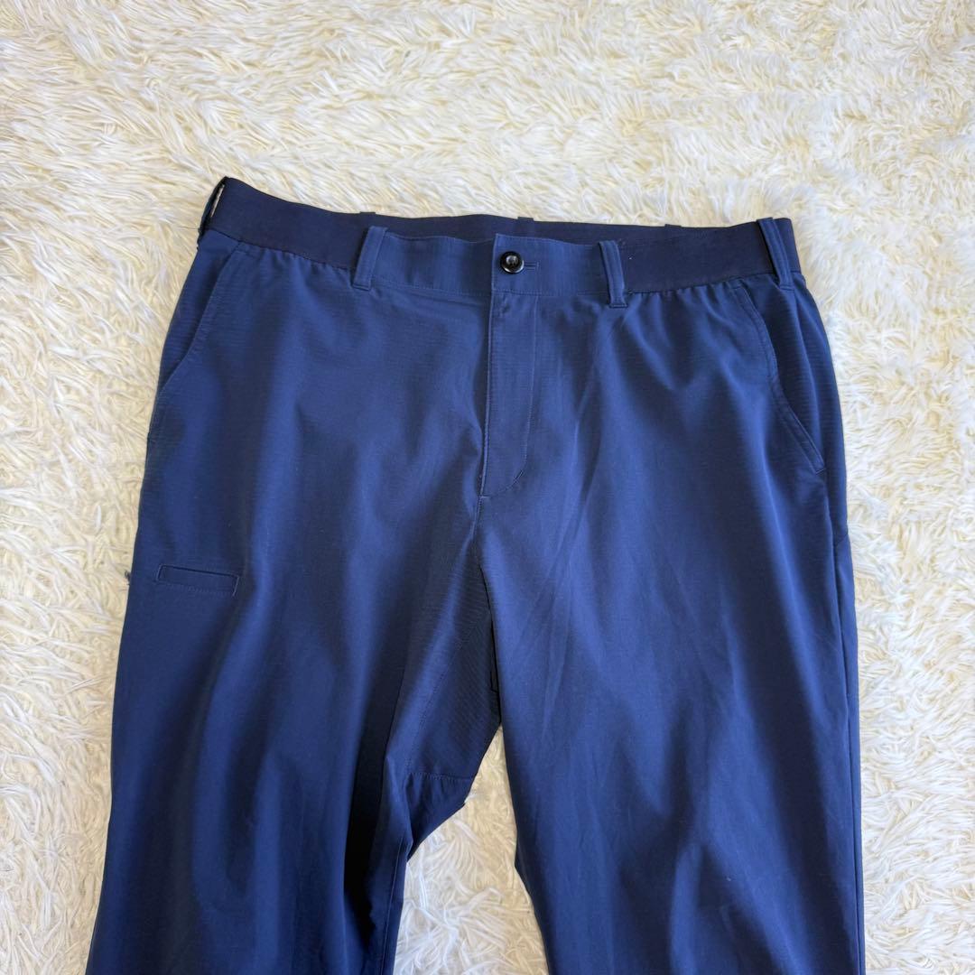 【ビームスゴルフ】美品 ストレッチパンツ ネイビー XLサイズ メンズ