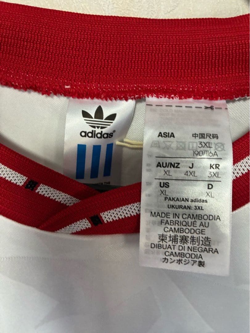 マンチェスターユナイテッド 91 アウェイ 長袖 新品 adidas 4XL