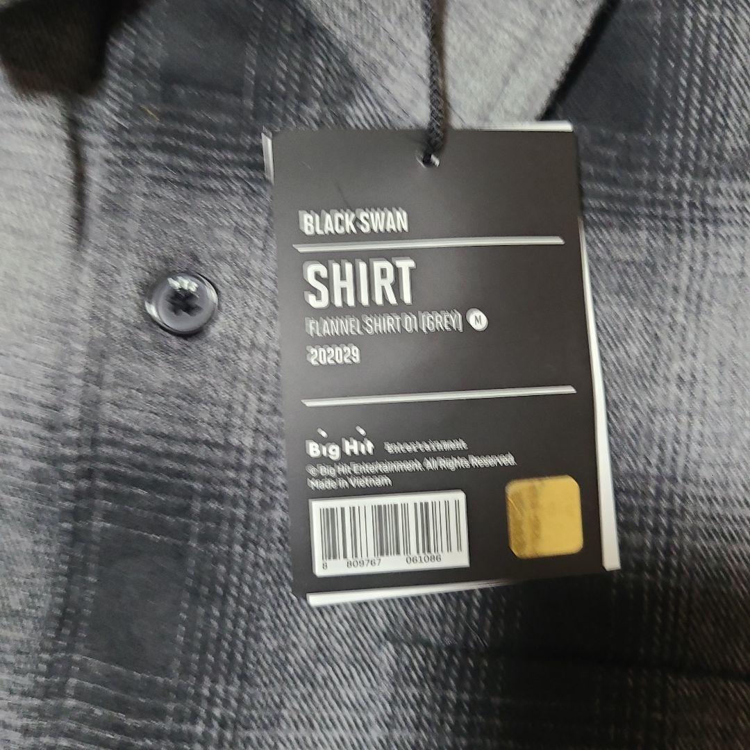 BTS BLACK SWAN FLANNEL SHIRT 01 Mサイズ
