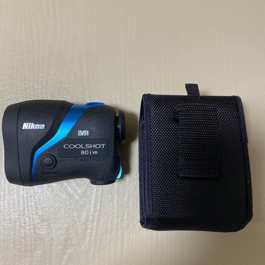 Nikon COOLSHOT 80i VR ゴルフ用距離計　美品。　ケース付き