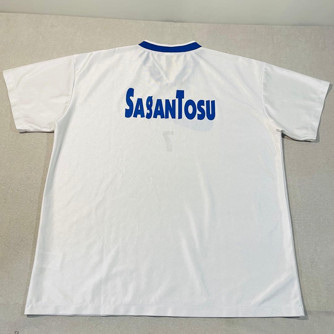 【90s激レア!サガン鳥栖】NIKE ビッグスウッシュ 練習シャツ XXL白