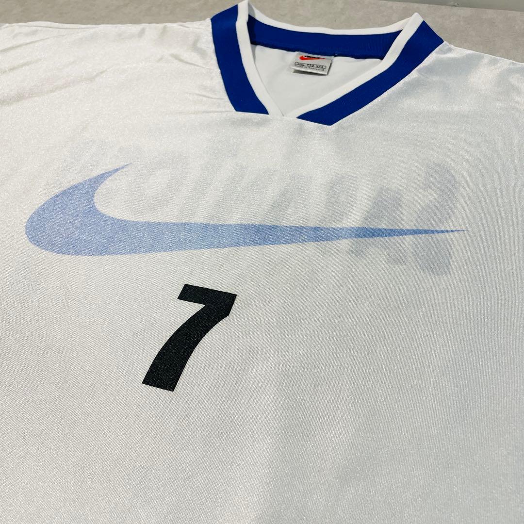 【90s激レア!サガン鳥栖】NIKE ビッグスウッシュ 練習シャツ XXL白