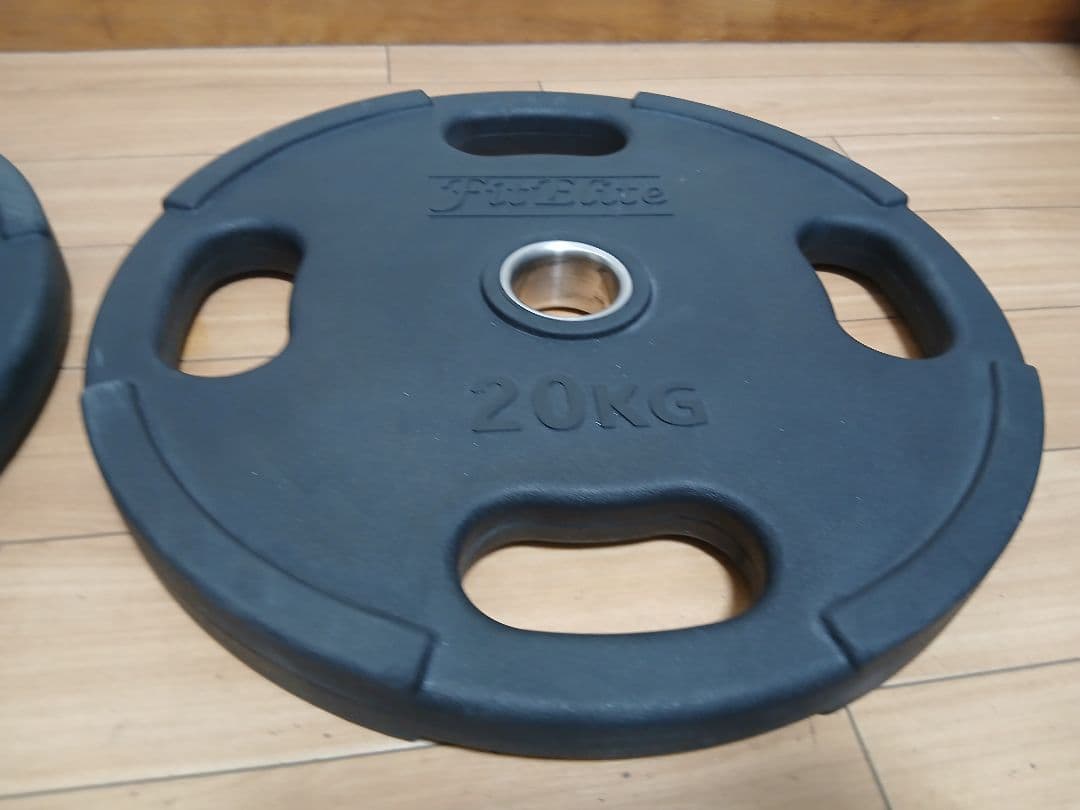 ①オリンピック バーベル プレート 20kg FitEliteフィットエリート
