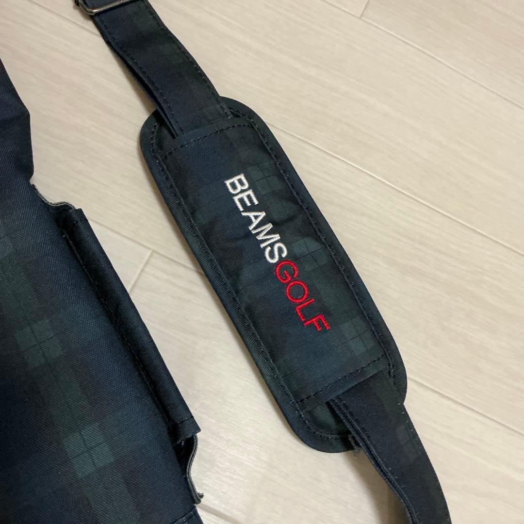 BEAMS GOLF ゴルフバッグ チェック柄 クラブケース