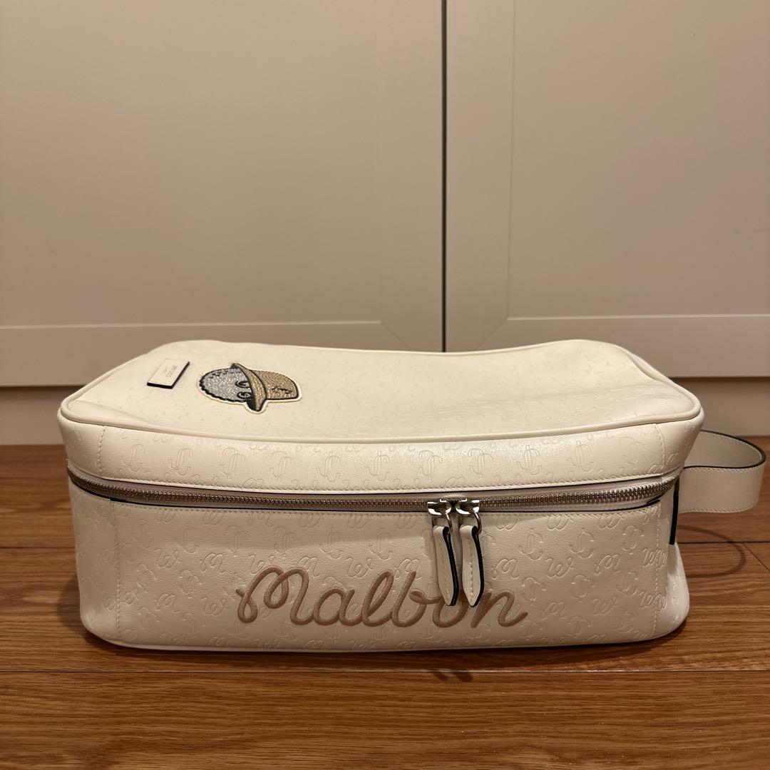 新品 Jimmy Choo Malbon シューバッグ　ホワイト　白