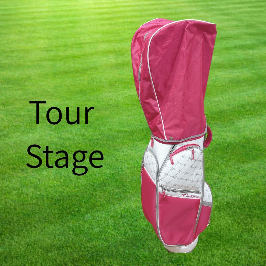 K478 Tour Stage ピンク キャディバッグ レディース