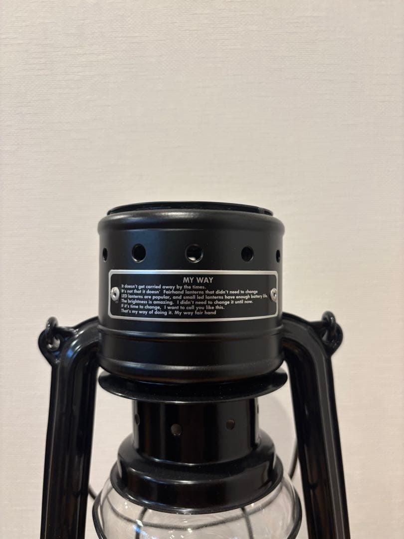 bushdebrunt myway MYWAY ランタン ブラック　新品未使用
