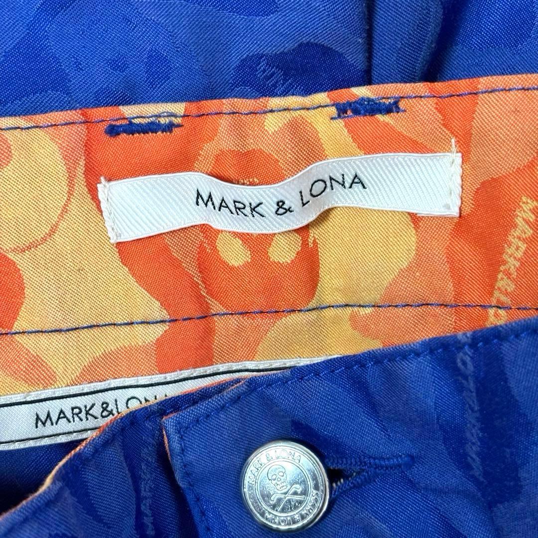 MARK&LONA マークアンドロナ　ゴルフパンツ　総柄　M