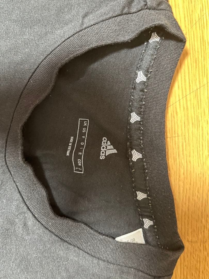 adidas JFA 黒シャツ L