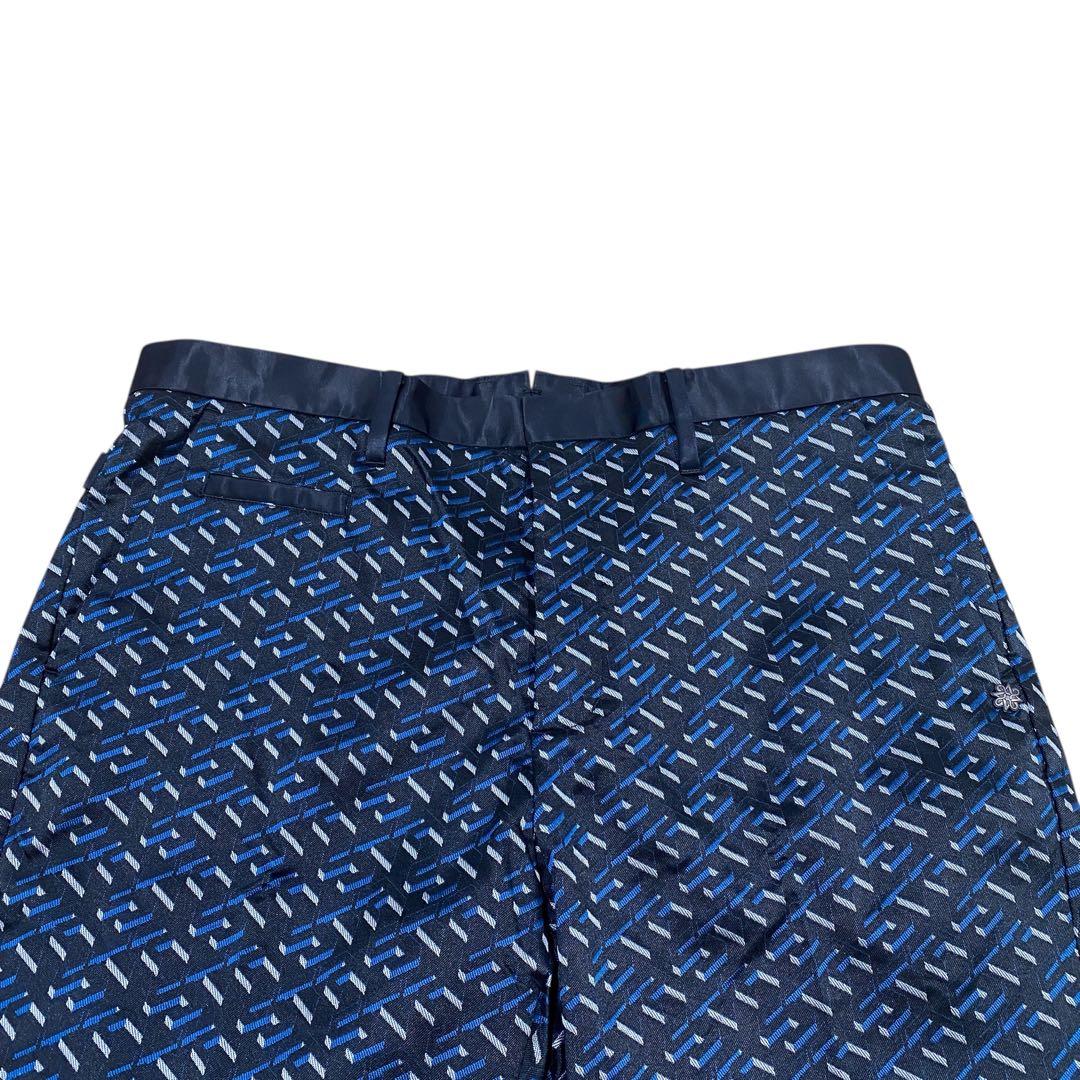 【未使用】定価4.1万円St ANDREWS STAキューブロゴジャガードパンツ