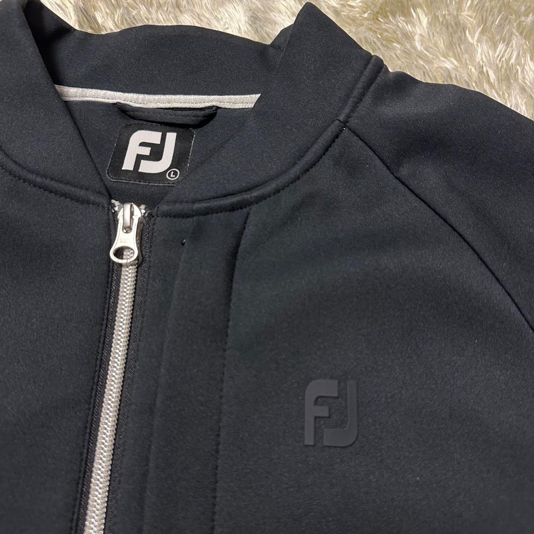 FJ 黒 ジップアップ　メンズ　L 超美品　おしゃれゴルファー　シンプル