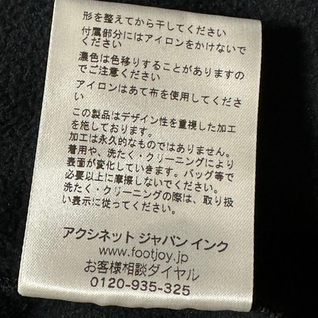FJ 黒 ジップアップ　メンズ　L 超美品　おしゃれゴルファー　シンプル