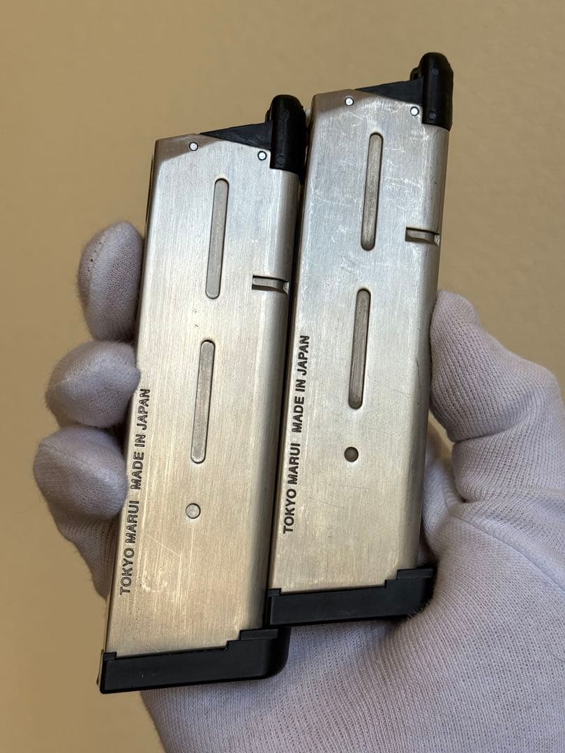 マルイ MEUピストル M1911 パールグリップ マガジン 2本 ガスガン