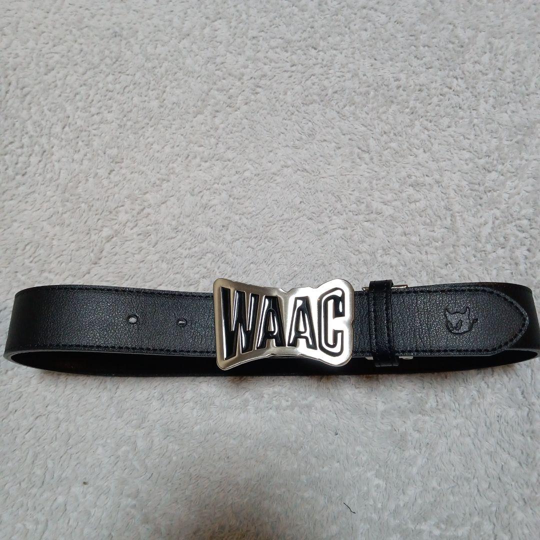 レア WAAC GOLF ワック ゴルフ ビッグ バックル ベルト 韓国