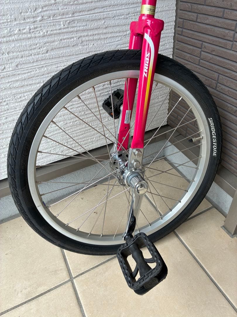 【極美品】ブリヂストン SPINZ 一輪車 20インチ 日本一輪車協会 認定品