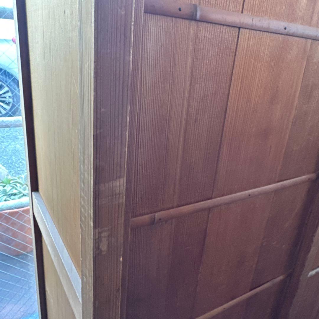 えっ！びっくり最終お値下げ！ヴィンテージ　置き水屋　茶道具入れ　杉無垢材
