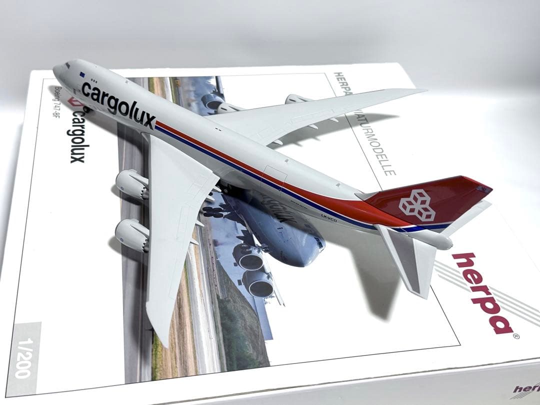 航空機・ヘリコプター herpa 1/200 B747-8F cargolux