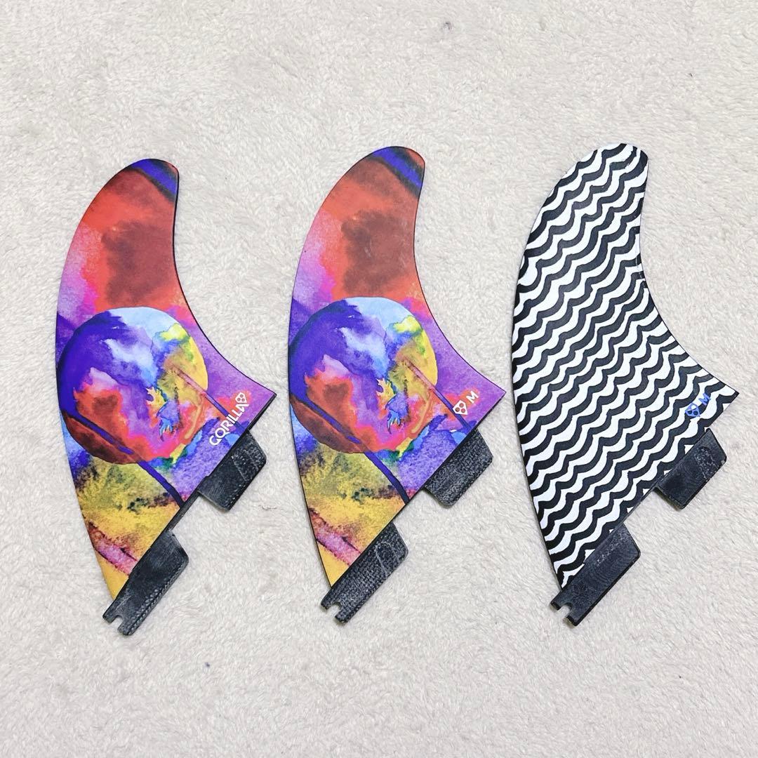 美品 FCS2 GORILLA フィン 3枚セット M size ケース付き