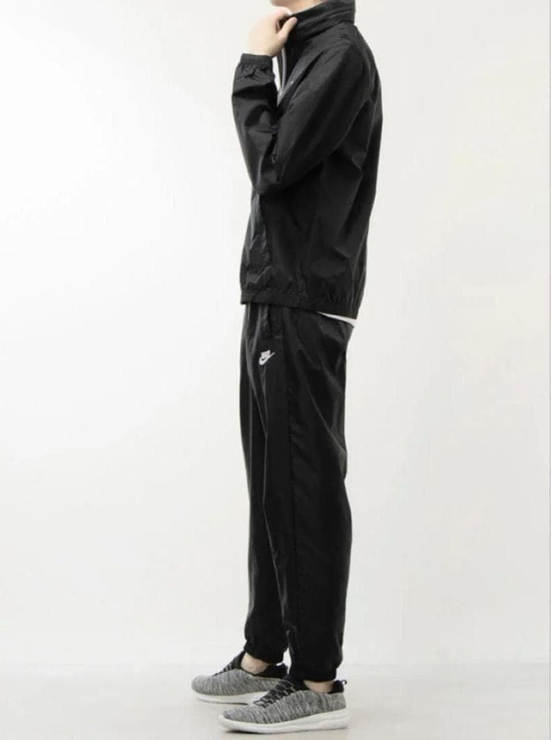 【新品】NIKE ウーブン トラックスーツ セットアップ M ブラック