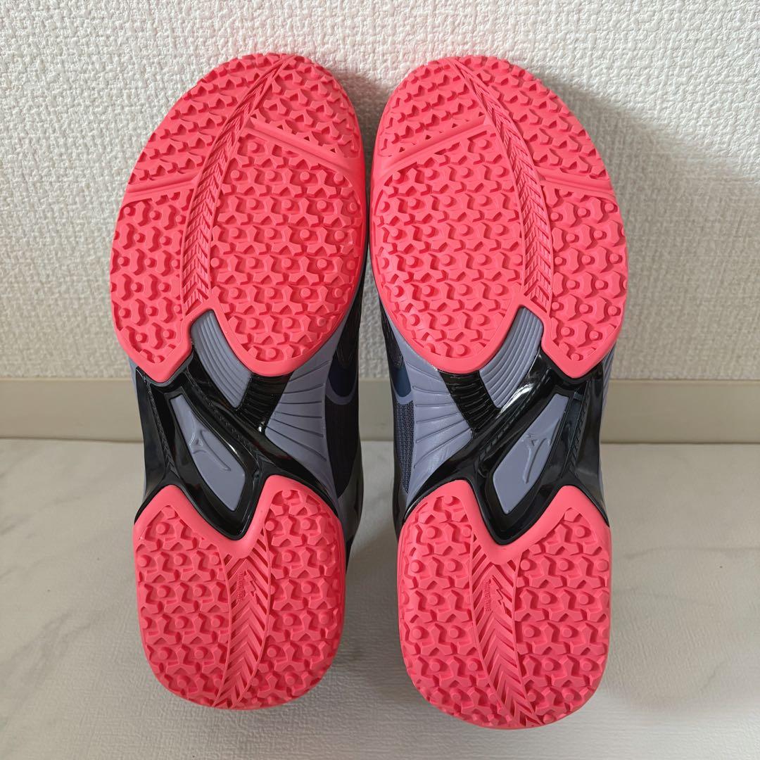 25.5cm MIZUNO(ミズノ) ウエーブエクシード 6 OCテニスシューズ