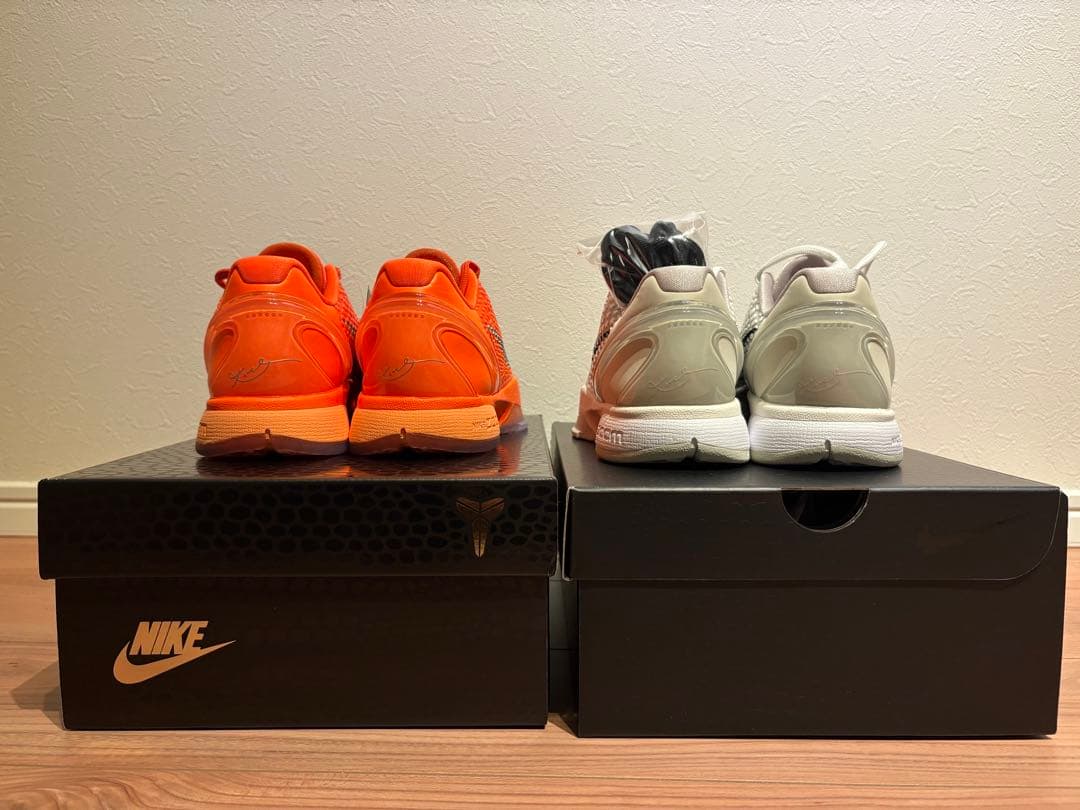 シューズ(男性用) Nike Kobe 6 Protro Sail or Total Orange