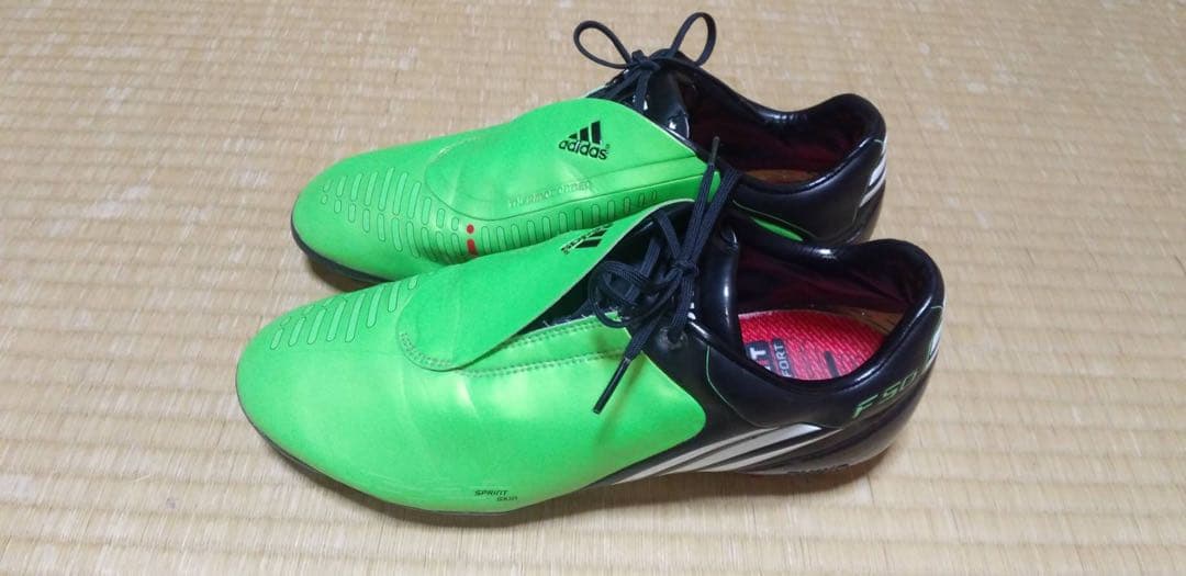adidas　F50　iTUNiＴ　サッカースパイク　緑　26.5cm